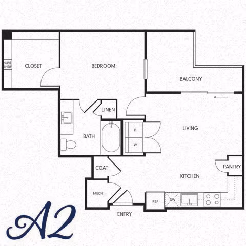 Unit 1433 1433 floor plan